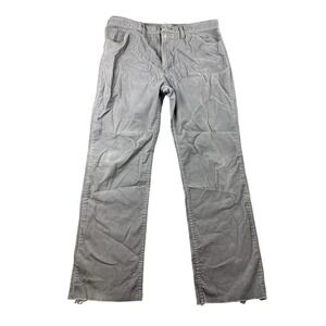 Vintage Rustler by Wrangler Corduroy Pants Men 38x34 Gray Straight Leg USA Made